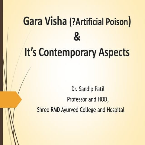 4.1 Garavisha and Contemparary Significance & Role in Manifestation of Diseas...