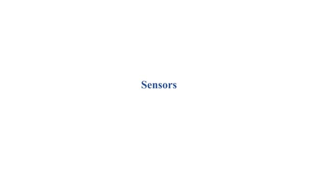 TYPES OF SENSORS AND ITS CLASSIFICATIONS.pptx