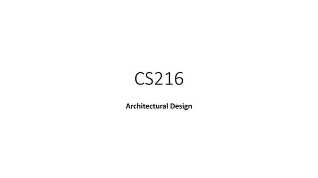 Slideshow on the notes of software engineering