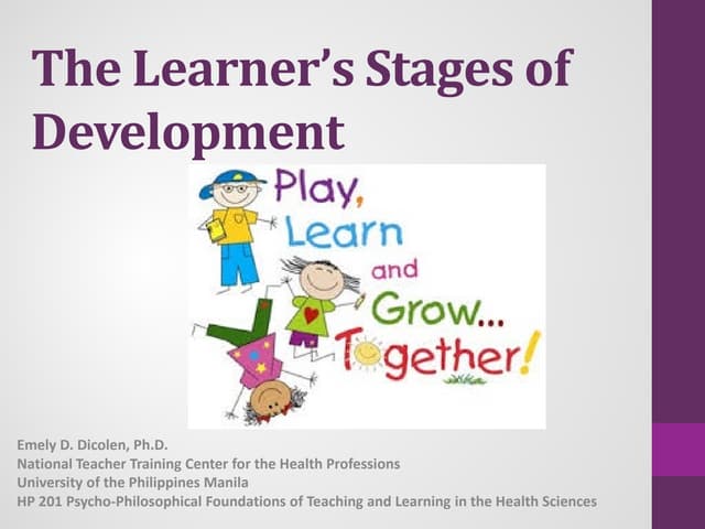 Stages of Human development According to the Hurlock. | PPT