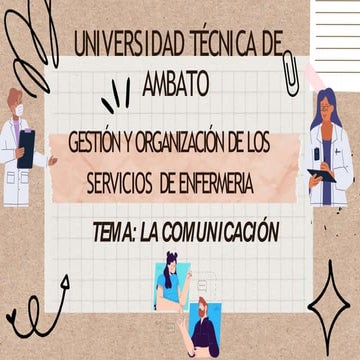Comunicación en los servicios de enfermería