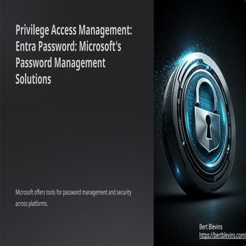 Entra Password: Enhancing Security with Microsoft Tools
