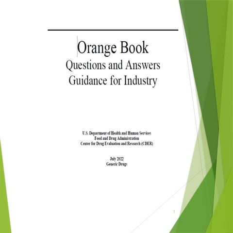 Presentation on Orange Book Questions  and Answers