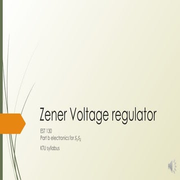 4.Zener Voltage regulator           .pptx