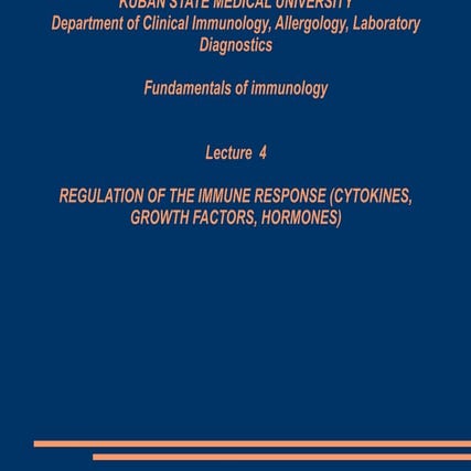 Regulation of the immune response in humanbody.ppt