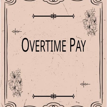 4. OVERTIME PAY FOR SENIOR HIGH STUDENTS
