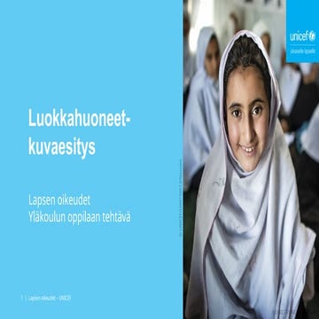 LUOKKAHUONEET-kuvaesitys yläkoululaisille