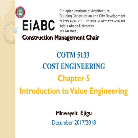 those Value Engineering for construction projects