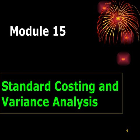 4. Standard Costing and Variance Analysis.pptx