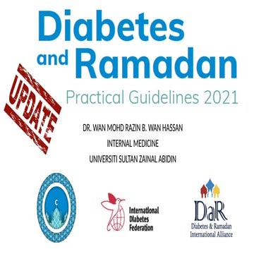 4. Update on Diabetes and   Ramadan.pptx