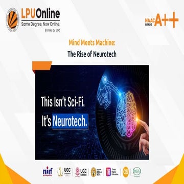 Mind Meets Machine The Rise of Neurotech
