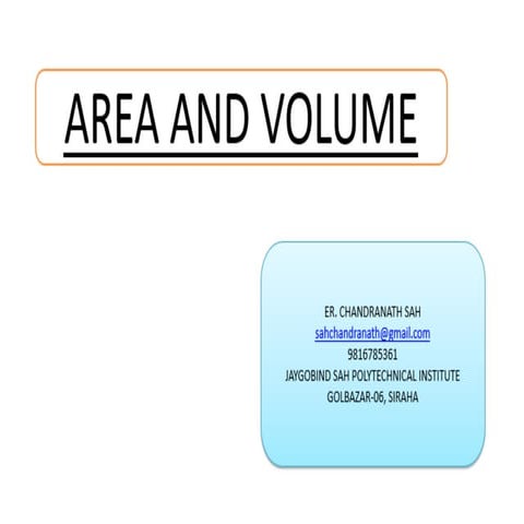 4. Area Volume FINALIED.pdf.the civil engineering