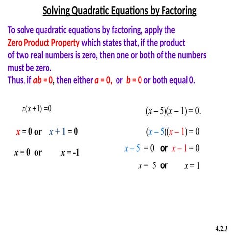 4.2_Factoring_Quadraticddde_Equations.pptx