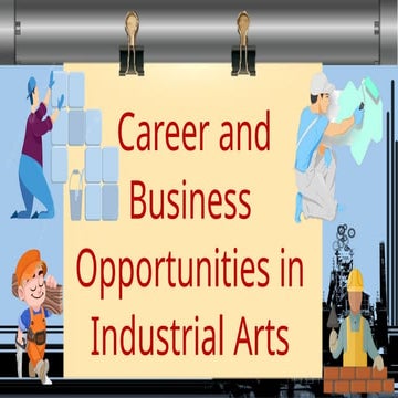 4. CAREER AND BUSINESS.pptx MATATAG 7- INDUCTRIAL ARTS