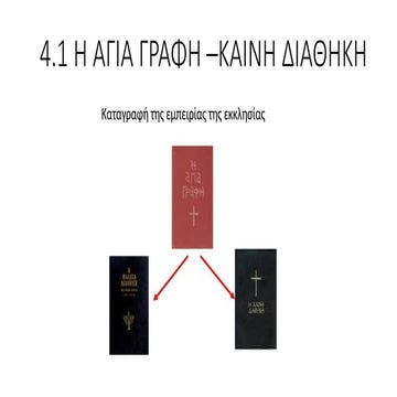 4.1 ΑΓΙΑ ΓΡΑΦΗ. ΠΑΡΟΥΣΙΑΣΗ ΜΑΘΗΜΑΤΟΣ ΚΑΙ ΦΥΛΛΟ ΕΡΓΑΣΙΑΣ
