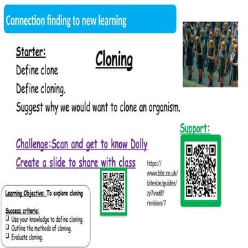 4. cloning.pptx KS3 Science powerpoint . | PPTX