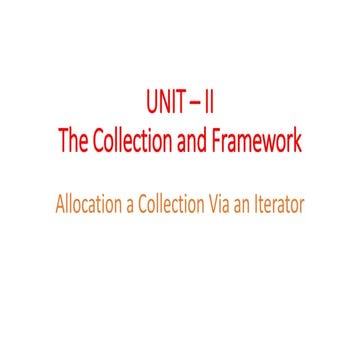 4. Accessing a Collection Via an Iterator.pdf Collection and Framework ...