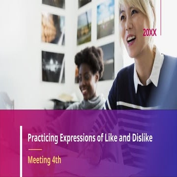 Effective Expressions of Like and Dislike in Formal and Informal ...