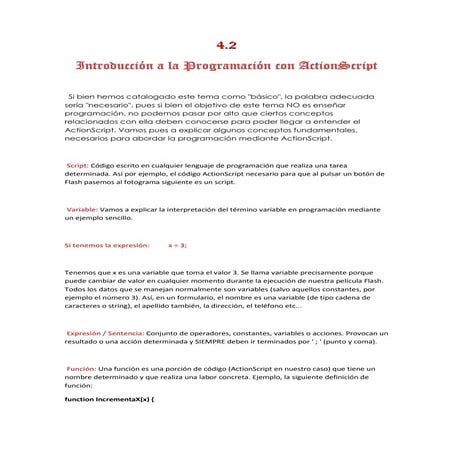 4.2 introducción a la programación con action script