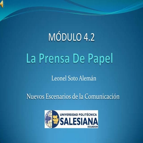 4.2 la prensa de papel
