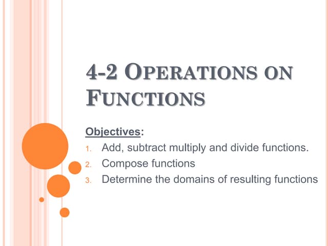 4 2 operations on functions | PPTX