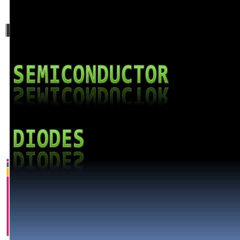 4.2 semiconductor diodes