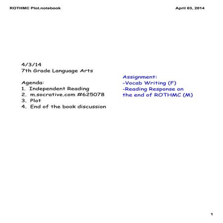 Thesis statement 7th grade | PDF