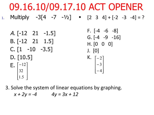 4.3 cramer’s rule