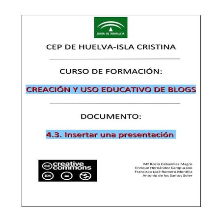 INSERTAR UNA PRESENTACION