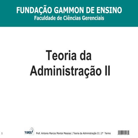 A Administração da Qualidade e a filosofia da Qualidade Total