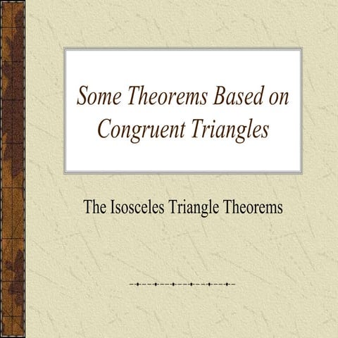 4 4 Isosceles Triangle