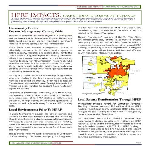 4.4 Creating a Homelessness Prevention System (Montgomery Co) 