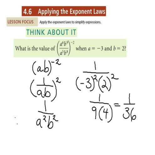 4.6 exponent laws review2