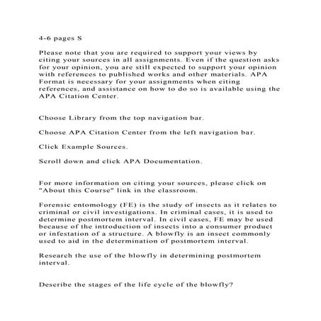 4-6 pages SPlease note that you are required to support your vie.docx