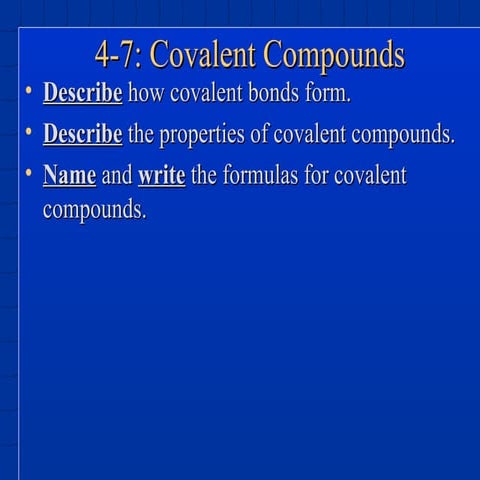 Never Again Be Confused By Covalent Compounds - kfocjfj