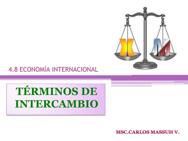 4.8 terminos de intercambio