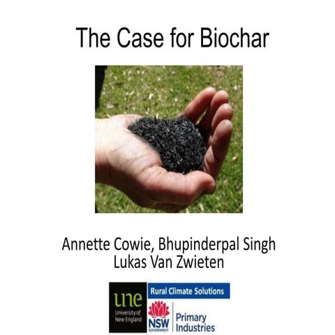 Annette COWIE, Bhupinderpal SINGH, Lukas VAN ZWIETEN "The value of soil organ...