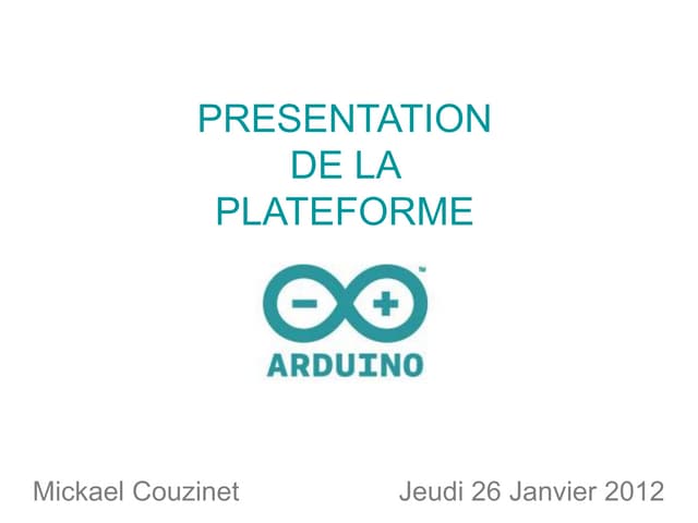 Mickael Couzinet_Arduino