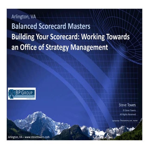 Business Process Management - Building The BPM Balanced Scorecard