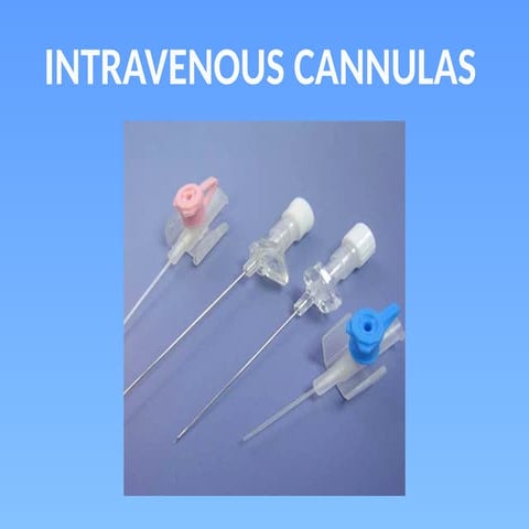 IV Cannula and procedure of iv cannulation.pptx