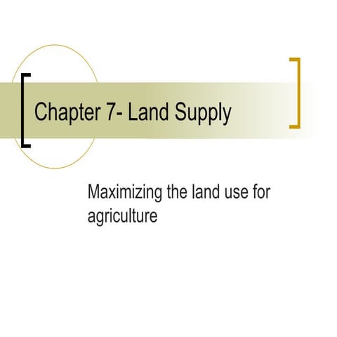 4 Chapter 7  Land Supply