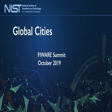 FIWARE Global Summit - Global Cities: International Cooperation for Progress ...