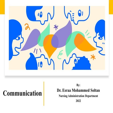 Basics of Communication in Nursing & Healthcare
