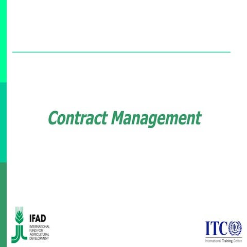 Contract management