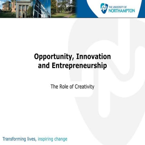 Creativity and innovation