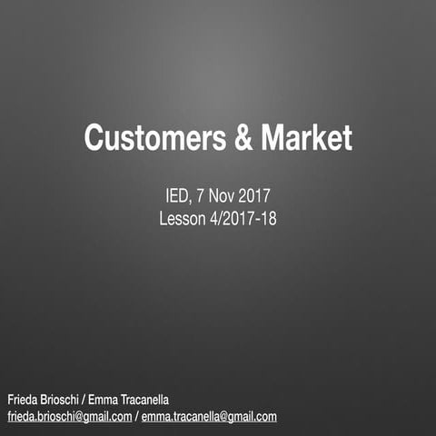 Customers and market (v. 2017-2018 eng)