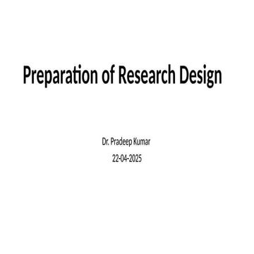 4-D...Preparation of Research Design.pptx