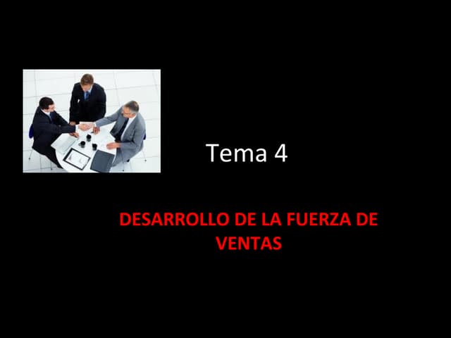 desarrollo de la fuerza de ventas