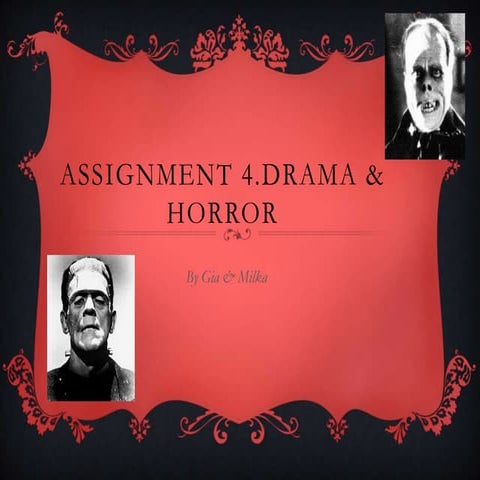 4.drama & horror