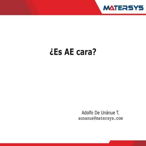 ¿Es cara la arquitectura empresarial?